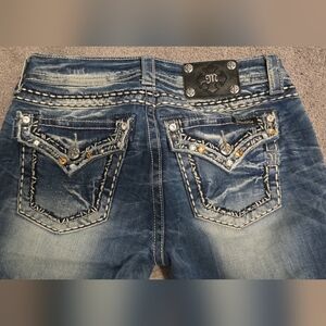 Miss me cuffed capri